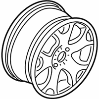 OEM 2005 BMW X5 Light Alloy Rim - 36-11-1-096-228