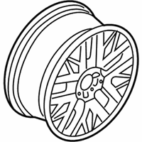 OEM 2005 BMW X5 Two-Piece Light Alloy Rim - 36-11-6-750-888