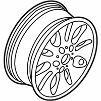 OEM 2005 BMW X5 Light Alloy Rim - 36-11-1-096-156