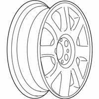 OEM 2007 Buick LaCrosse Wheel, Alloy - 9595168