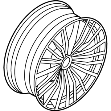 OEM BMW M850i xDrive Gran Coupe Disk Wheel, Light Alloy, In - 36-11-8-072-026