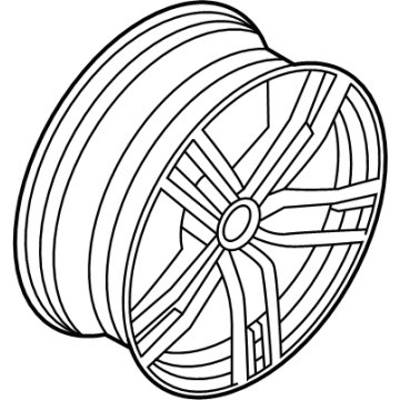 OEM 2020 BMW M8 Gran Coupe Disk Wheel, Light Alloy, In - 36-11-8-090-019