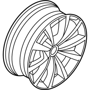 OEM 2020 BMW M8 Gran Coupe Disk Wheel, Light Alloy, In - 36-11-8-090-020