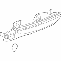 OEM Cadillac Back Up Lamp - 20847473
