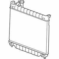 OEM 2008 GMC Envoy Radiator Assembly - 15196386