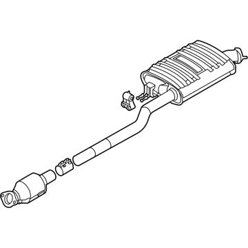 OEM 2021 Hyundai Santa Fe MUFFLER Complete-Center - 28600-S2350