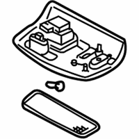 OEM 2006 Nissan Altima Lamp Assembly-Map - 26430-ZB010