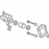 OEM 2012 Honda CR-V Caliper Sub-Assembly, Right Rear - 43018-T0A-A01