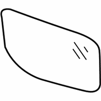 OEM 2008 Nissan Titan Glass-Mirror, RH - 96365-8S800