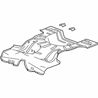 OEM 2007 Chevrolet Malibu Panel Asm-Rear Compartment Front - 15299685