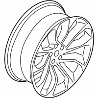 OEM 2022 Lincoln Aviator Wheel, Alloy - LC5Z-1007-D