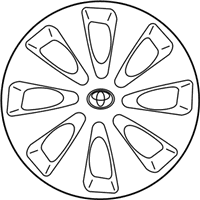 OEM 2015 Toyota Prius C Wheel Cover - 42602-52580
