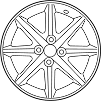 OEM Toyota Prius C Wheel, Alloy - 42611-52A00