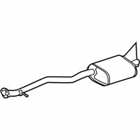 OEM Lexus GS450h Exhaust Tail Pipe Assembly, Left - 17440-31110