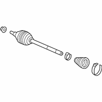 OEM 1998 Honda Accord Driveshaft Set, Driver Side - 44011-S84-A00