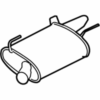 OEM 2009 Ford Mustang Muffler - 9R3Z-5230-C