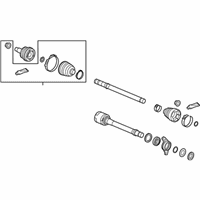 OEM 2020 Honda Ridgeline Driveshaft Assembly-, R - 44305-T6Z-A21