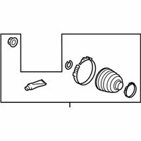 OEM Honda Accord Boot Set, Outboard - 44018-T2B-A21