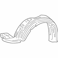 OEM Toyota Camry Fender Liner - 53875-06020