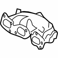 OEM 2010 Ford Escape Manifold With Converter - 7E5Z-9430-BA