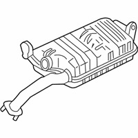 OEM 2004 Hyundai Tiburon Tail With Muffler Pipe - 28700-2C251