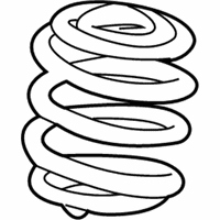 OEM 2008 Pontiac G6 Rear Spring - 22731054