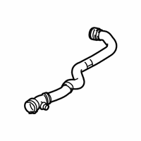 OEM 2019 BMW X4 Engine Radiator Hose - 17-12-7-535-529