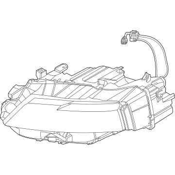 OEM 2021 Nissan Rogue Headlamp Assy-Rh - 26010-6RR0D