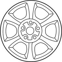 OEM 2005 Toyota Solara Wheel, Spare - 42611-AE021