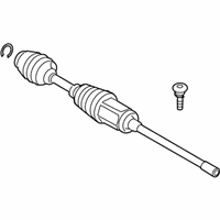 OEM 2012 BMW 535i GT xDrive Front Output Shaft - Right - 31-60-7-618-678