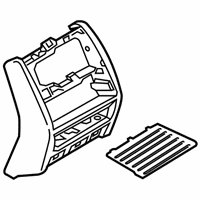 OEM 2018 BMW M5 Cover Centre Console, Rear - 51-16-6-833-803
