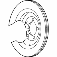 OEM 2016 Dodge Viper Brake Rotor - 5181459AC