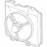 OEM 1998 Dodge Dakota Cooling Fan Shroud - 4549222AB