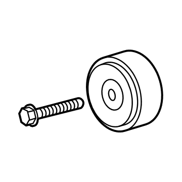 OEM 2018 Chevrolet Silverado 2500 HD Idler Pulley - 12626075