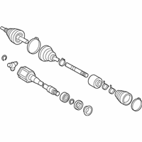 OEM Toyota Camry Axle Assembly - 43410-06570