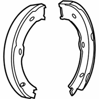 OEM 2008 Dodge Sprinter 2500 Parking Brake Rear Shoes - 68019140AB