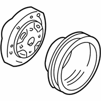 OEM 2004 Mercury Monterey Damper & Pulley - 3F2Z-6B321-AA