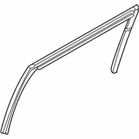 OEM 2010 Kia Sedona Run Assembly-Rear Door Window - 835404D000