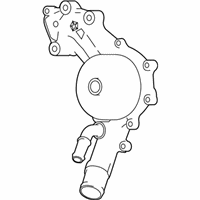 OEM 2014 Jeep Cherokee Water Pump - 68111624AB