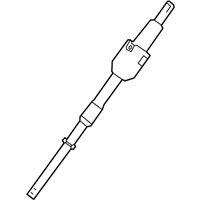 OEM Infiniti Q40 Shaft Assy-Steering Column, Lower - 48822-JL51A