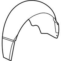 OEM 2010 Cadillac CTS Wheelhouse Liner - 22864102