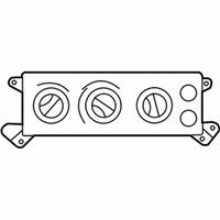 OEM Ram 2500 Control-A/C And Heater - 68090629AB