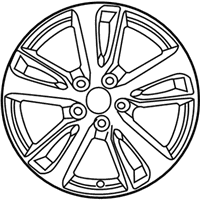 OEM 2013 Toyota RAV4 Wheel, Alloy - 42611-0R160