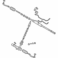 OEM 2009 Hyundai Santa Fe Gear & Linkage Assembly-Power Steering - 57700-2B000