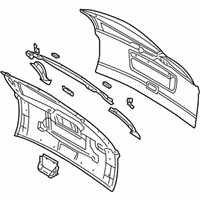 OEM 2007 Dodge Caravan LIFTGATE - 5135945AB