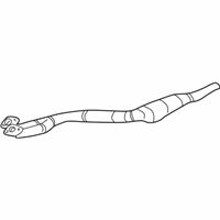 OEM 1995 BMW 740i Catalytic Converter - 18-30-1-745-012