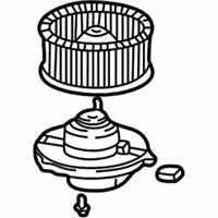 OEM 2002 Kia Spectra Motor-Fan - 1K2A161B10A