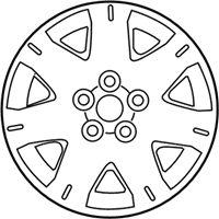 OEM 2008 Nissan Quest Disc Wheel Cap - 40315-ZM70A
