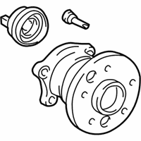 OEM 2008 Lexus RX400h Rear Axle Hub & Bearing Assembly, Right - 42450-0E010