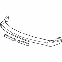 OEM Chevrolet Suburban 1500 Cap, Front Bumper Fascia Molding - 12335857